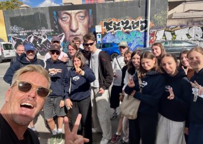 STREET ART NICE TOUR ECOLE LYCEE CENTRE AERE 109 JEAN ROOBLE